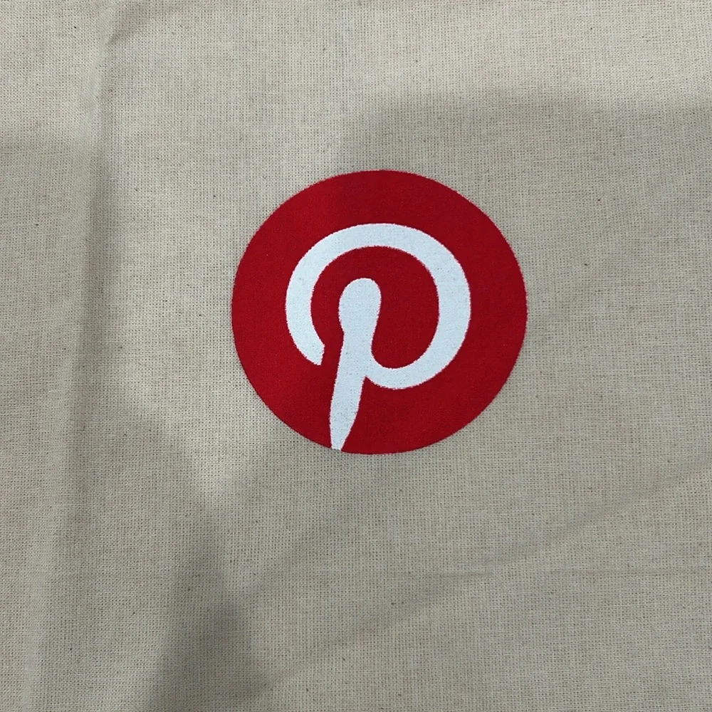 Pinterest Logo Canvas Tote Bag